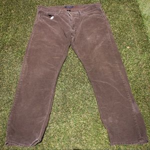 Brown Corduroy Vintage Straight Banana Republic Pants